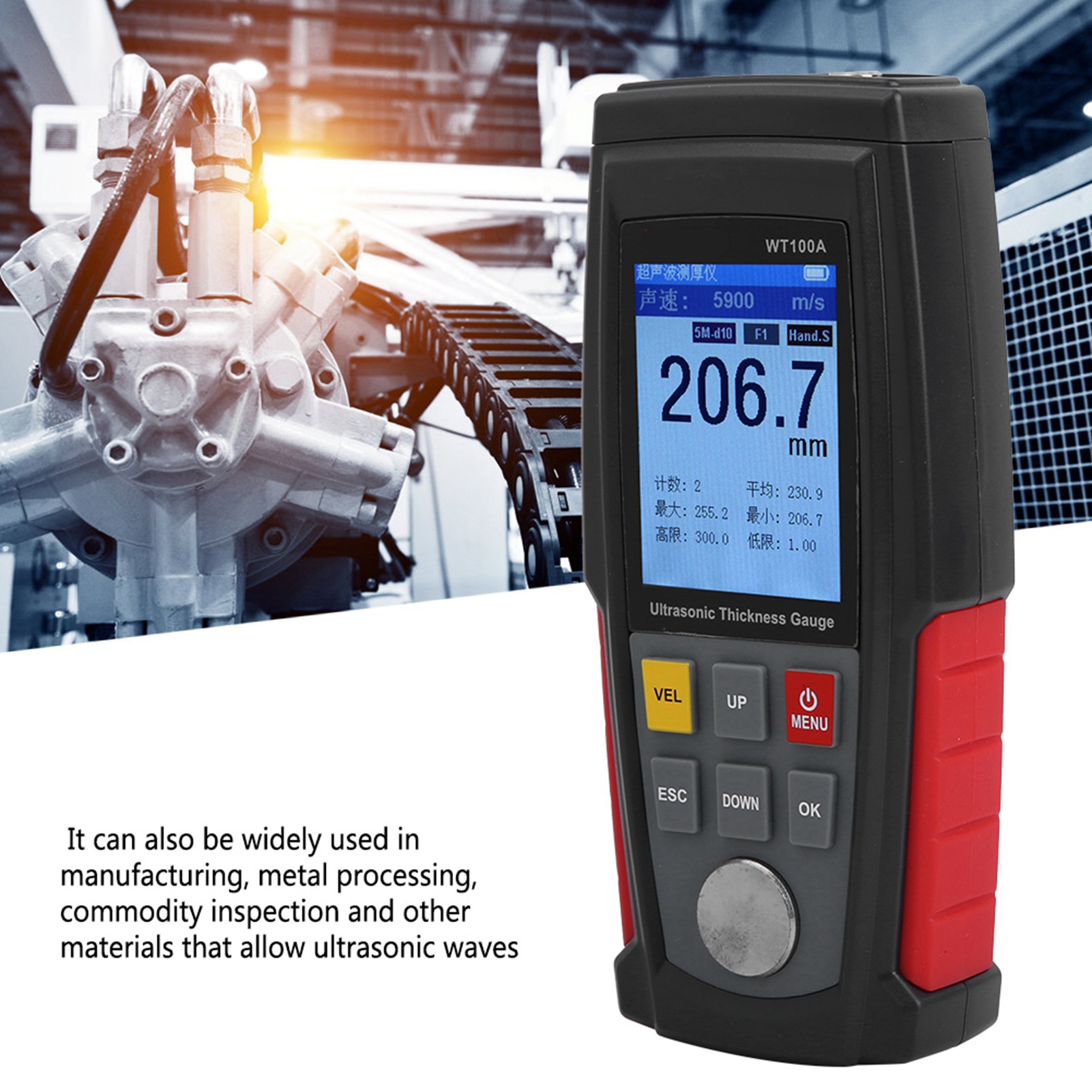 Logic Analyzer Usb - Digital Ultrasonic Thickness Gauge WT100A High