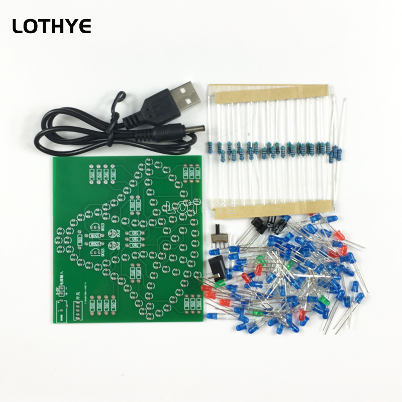 DC 3-5V LED Light Swing Wind C - Diy Electronics Project Kit 评论和价格