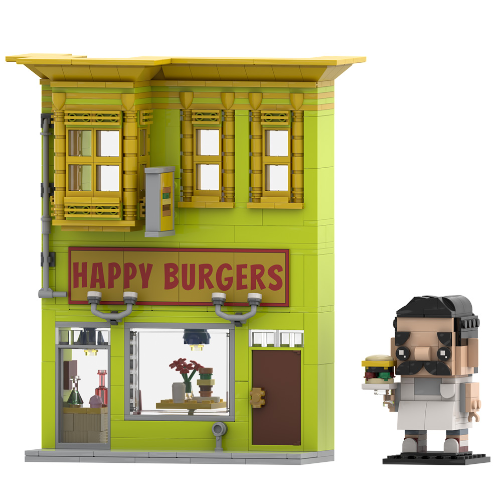 Gobricks MOC Bobs Burgers Buil - Diy Electronics Shop 评论和价格