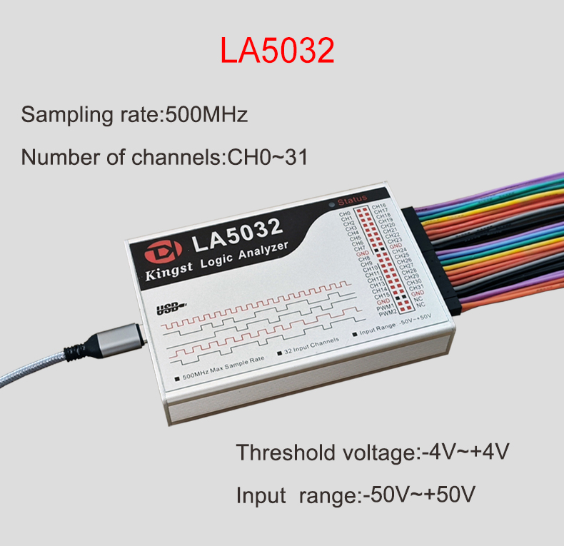Kingst LA5032 USB Logic Analyz - Logic Analyzer Usb 评论和价格