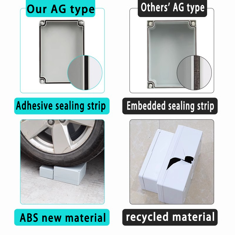 IP67 Grey/Clear Cover Outdoor  - Diy Electronics Box 评论和价格