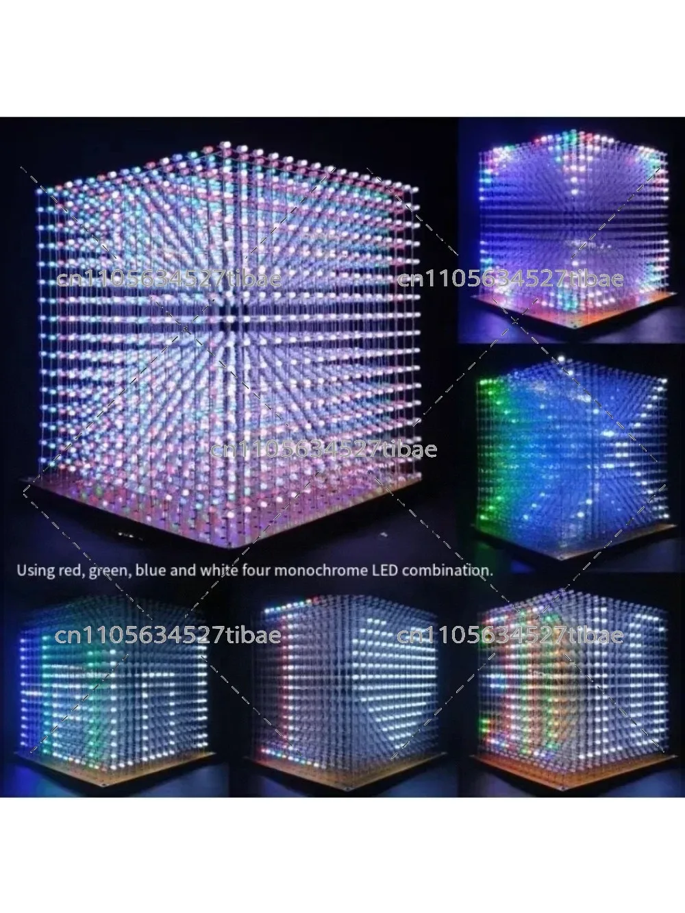 3D16mini Light Cube Kit 16x16x - Diy Electronics Project Kit 评论和价格